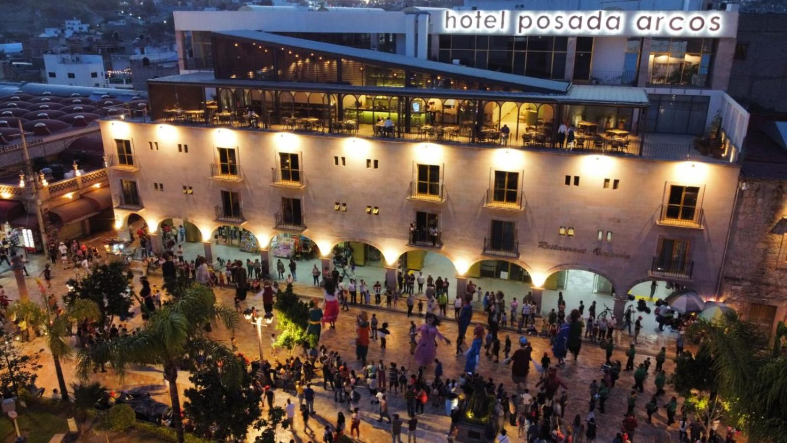 Hotel Posada Arcos 산 후안 데 로스 라고스 외부 사진
